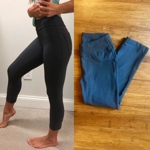 Reebok Grey Cropped Leggings XS